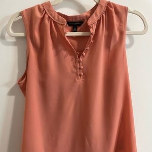 banana republic blouse light coral